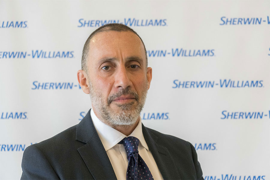 SHERWIN-WILLIAMS ITALY PRESENTS THE NEW SENIOR COMMERCIAL DIRECTOR